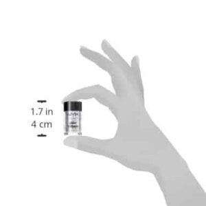 NYX PROFESSIONAL MAKEUP Face & Body Glitter, Silver - Image 5