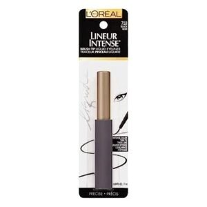 L'Oreal Paris Lineur Intense Brush Tip Liquid Eyeliner, Black, 0.24 fl; oz; (Packaging May Vary) - Image 11