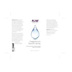 NOW Solutions, Magnesium Topical Spray, from the Ancient Zechstein Seabed, Highly Concentrated, 8 Fl Oz (Pack of 1) - Image 2