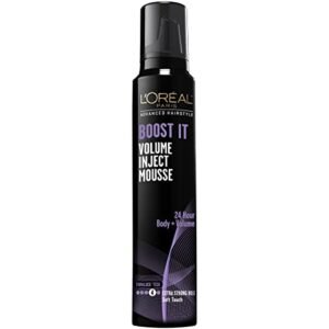 L'Oreal Paris Hair Care Advanced Hairstyle Boost It Volume Inject Mousse, 8.3 Ounce - Image 1