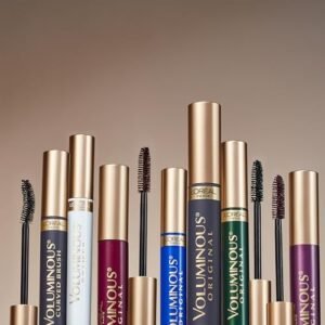 L?Oreal Paris Makeup Voluminous Mascara Original, Curved Brush Lifts & Builds Lashes Up To 5X Volume, Clump Free, Smudge Free, Black Brown, 0.28 Fl Oz - Image 7