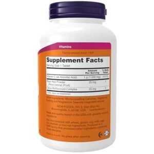 NOW Supplements, Vitamin C-1,000 with Rose Hips & Bioflavonoids, Antioxidant Protection*, 250 Tablets (Pack of 1) - Image 2