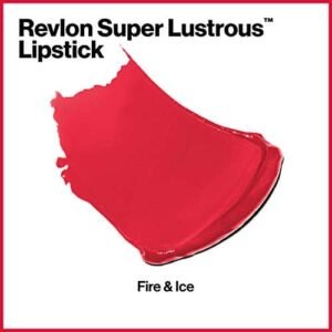 Lipstick by Revlon, Super Lustrous Lipstick, High Impact Lipcolor with Moisturizing Creamy Formula, Infused with Vitamin E and Avocado Oil, 720 Fire and Ice - Image 5