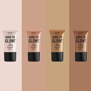 NYX PROFESSIONAL MAKEUP Born To Glow Liquid Illuminator - Sunbeam - Image 3