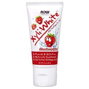 NOW Solutions, Xyliwhite? Toothpaste Gel for Kids, Strawberry Splash Flavor, Kid Approved! 3-Ounce, packaging may vary - Image 1