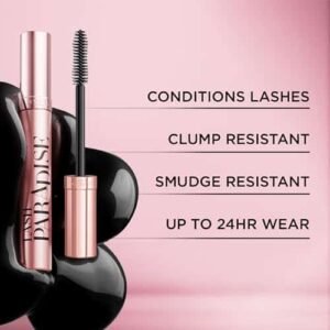 L'Oreal Paris Voluminous Lash Paradise Waterproof Mascara, Blackest Black, 0.25 Fl Oz (Pack of 1) - Image 6