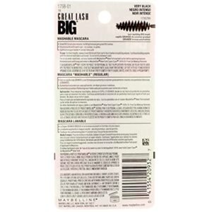 Maybelline Great Lash Big Washable Mascara, Very Black [131], 0.34 oz - Image 3
