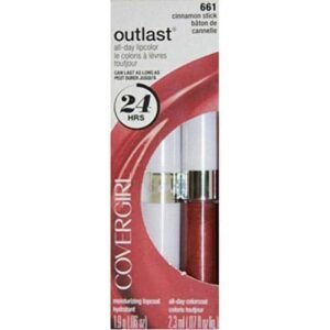 CoverGirl Outlast All Day Two Step Lipcolor, Cinnamon Stick 661, 0.13 Ounce - Image 1