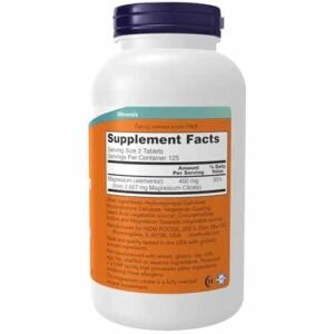 NOW Supplements, Magnesium Citrate 200 mg, Enzyme Function*, Nervous System Support*, 250 Count (Pack of 1) - Image 2