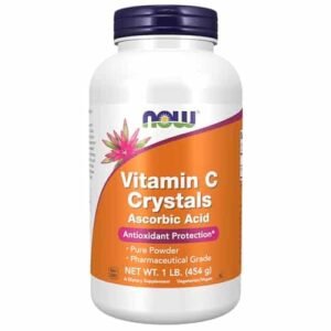 NOW Supplements, Vitamin C Crystals (Ascorbic Acid) Powder , Antioxidant Protection*, 1-Pound - Image 1