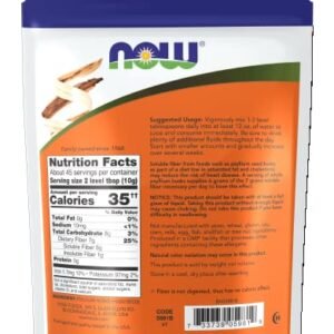 NOW Supplements, Whole Psyllium Husks, Non-GMO Project Verified, Soluble Fiber, 16-Ounce - Image 2