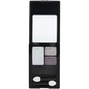Maybelline New York Expert Wear Eyeshadow Quads, Charcoal Smokes, 0.17 oz. - Image 3
