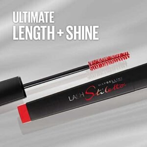 Maybelline Lash Stiletto Ultimate Length Washable Mascara, Very Black, 1 Count - Image 5