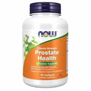 NOW Supplements, Prostate Health, Clinical Strength Saw Palmetto, Beta-Sitosterol & Lycopene, 90 Softgels - Image 1