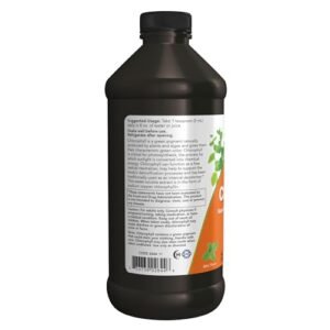 NOW Supplements, Liquid Chlorophyll, Super Concentrated, Internal Deodorizer*,Boost Energy, Mint Flavor, 16-Ounce - Image 3