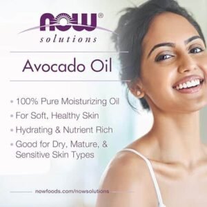 NOW Solutions, Avocado Oil, 100% Pure Moisturizing Oil, Nutrient Rich and Hydrating, 4-Ounce - Image 4