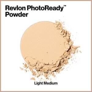 Revlon Face Powder, PhotoReady Blurring Face Makeup, Longwear Medium- Full Coverage with Flawless Finish, Shine & Oil Free-Fragrance Free, 020 Light Medium, 0.30 Oz - Image 7