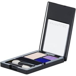 Maybelline New York Expert Wear Eyeshadow Quads, Electric Blue, 0.17 oz. - Image 4