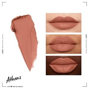 NYX PROFESSIONAL MAKEUP Soft Matte Lip Cream, Lightweight Liquid Lipstick - Athens (Matte Peach Beige) - Image 3
