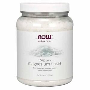NOW Solutions, Magnesium Flakes, 100% Pure, from the Ancient Zechstein Seabed, Highly Concentrated, 54-Ounce - Image 1