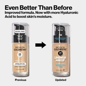 Revlon Liquid Foundation, ColorStay Face Makeup for Normal & Dry Skin, SPF 20, Longwear Medium-Full Coverage with Natural Finish, Oil Free, 410 Cappuccino, 1 Fl Oz - Image 8