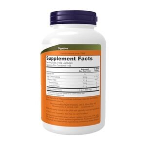NOW Supplements, Psyllium Husk Caps 500 mg, Non-GMO Project Verified, Natural Soluble Fiber, Intestinal Health*, 500 Veg Capsules - Image 2