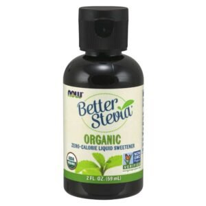 NOW Foods, Certified Organic BetterStevia Liquid, Zero-Calorie Liquid Sweetener, Low Glycemic Impact, Certified Non-GMO, 2-Ounce - Image 1
