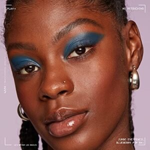 NYX PROFESSIONAL MAKEUP Jumbo Eye Pencil, Blendable Eyeshadow Stick & Eyeliner Pencil - Blueberry Pop (Blue) - Image 3