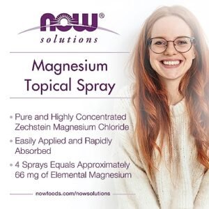 NOW Solutions, Magnesium Topical Spray, from the Ancient Zechstein Seabed, Highly Concentrated, 8 Fl Oz (Pack of 1) - Image 3