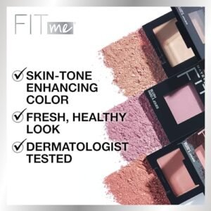 Maybelline Fit Me Blush, Lightweight, Smooth, Blendable, Long-lasting All-Day Face Enhancing Makeup Color, Pink, 1 Count - Image 4