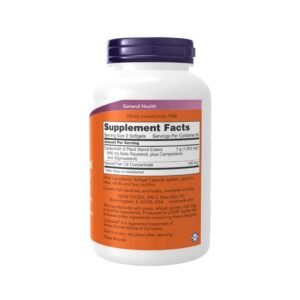 NOW Supplements, Beta-Sitosterol Plant Sterols with CardioAid?-S Plant Sterol Esters and Added Fish Oil, 180 Softgels - Image 2