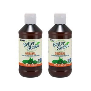 Now Foods Better Stevia Original Liquid Extract, 8 Ounce Bottle (Pack of 2) - Image 1