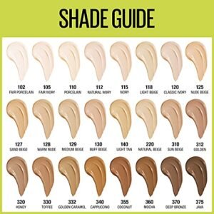 Maybelline Super Stay Full Coverage Liquid Foundation Active Wear Makeup, Up to 30Hr Wear, Transfer, Sweat & Water Resistant, Matte Finish, Natural Beige, 1 Count - Image 7