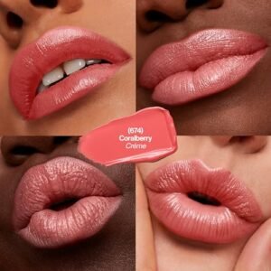 Revlon Lipstick, Super Lustrous Lipstick, Creamy Formula For Soft, Fuller-Looking Lips, Moisturized Feel in Reds & Corals, Coral Berry (674) 0.15 oz - Image 3