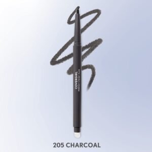 CoverGirl Perfect Point Plus Eyeliner Pencil, Charcoal, Long-Lasting, Versatile Black Eyeliner, Soft Smudging Tip, No Sharpening Needed, Pack of 1 - Image 2