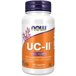 NOW Supplements, UC-II Type II Collagen with Undenatured Type II Collagen, 120 Veg Capsules - Image 1