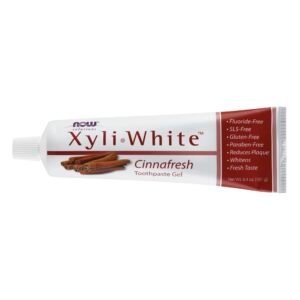 NOW Solutions, Xyliwhite? Toothpaste Gel, Cinnafresh, Cleanses and Whitens, Clean and Fresh Cinnamon Taste, 6.4-Ounce - Image 3