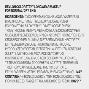 Revlon Liquid Foundation, ColorStay Face Makeup for Normal & Dry Skin, SPF 20, Longwear Medium-Full Coverage with Natural Finish, Oil Free, 410 Cappuccino, 1 Fl Oz - Image 14