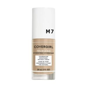 COVERGIRL truBlend Liquid Foundation Makeup Soft Honey M7, 1 oz (packaging may vary) - Image 1