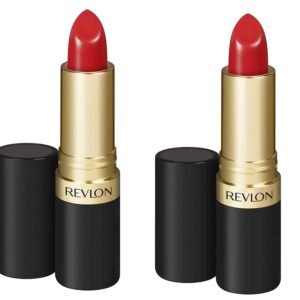 Revlon Super Lustrous Lipstick with Vitamin E and Avocado Oil, Cream Lipstick in Red, 725 Love that Red, 0.15 oz (Pack of 2) - Image 1