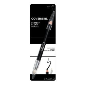 COVERGIRL Perfect Blend Eyeliner Pencil, Basic Black, Eyeliner Pencil with Blending Tip For Precise or Smudged Look, 1 Count - Image 3