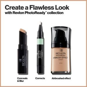 Revlon Concealer Stick, PhotoReady Face Makeup for All Skin Types, Longwear Medium- Full Coverage with Creamy Finish, Lightweight Formula, 001 Fair, 0.11 Oz - Image 8