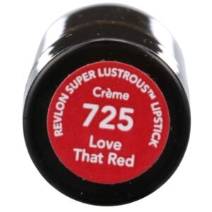 Revlon Super Lustrous Lipstick with Vitamin E and Avocado Oil, Cream Lipstick in Red, 725 Love that Red, 0.15 oz (Pack of 2) - Image 2