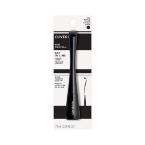 COVERGIRL Get In Line Liquid Eyeliner, Black Vinyl, 0.08 Fl oz - Image 4