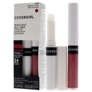 Covergirl Outlast All-Day Lip Color With Topcoat, Wine to Five, Pack of 1 - Image 5