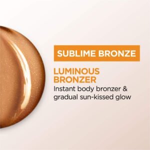L'Oreal Paris Sublime Bronze Tinted Self Tanning Lotion, Medium Natural Tan 5 fl. Oz - Image 3