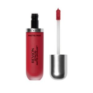 Revlon Ultra HD Matte Lipcolor, Velvety Lightweight Matte Liquid Lipstick in Red / Coral, Love (625), 0.2 oz - Image 3