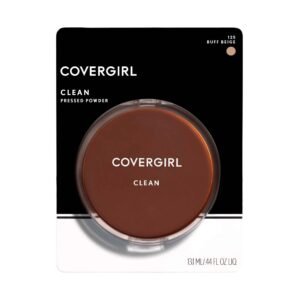 Covergirl Clean Pressed Powder Foundation, 125 Buff Beige, 0.39 Fl Oz - Image 3