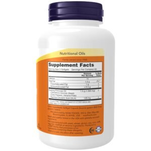 NOW Supplements, Evening Primrose Oil 500 mg with Naturally Occurring GLA (Gamma-Linolenic Acid), 250 Softgels - Image 2