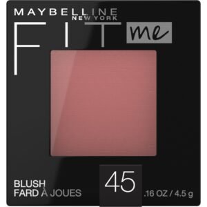 Maybelline Fit Me Blush, Lightweight, Smooth, Blendable, Long-lasting All-Day Face Enhancing Makeup Color, Plum, 1 Count - Image 8